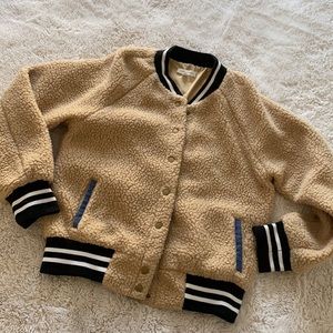 Sherpa button up jacket
